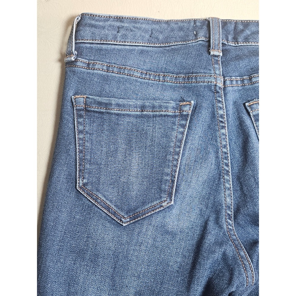 William Rast Perfect Skinny Jeans Womens 25 Dark Wash Stretch Denim Mid Rise - Picture 8 of 12